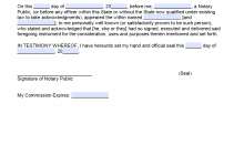 Free Arkansas Notary Acknowledgement - Attorney In Fact - PDF - Word