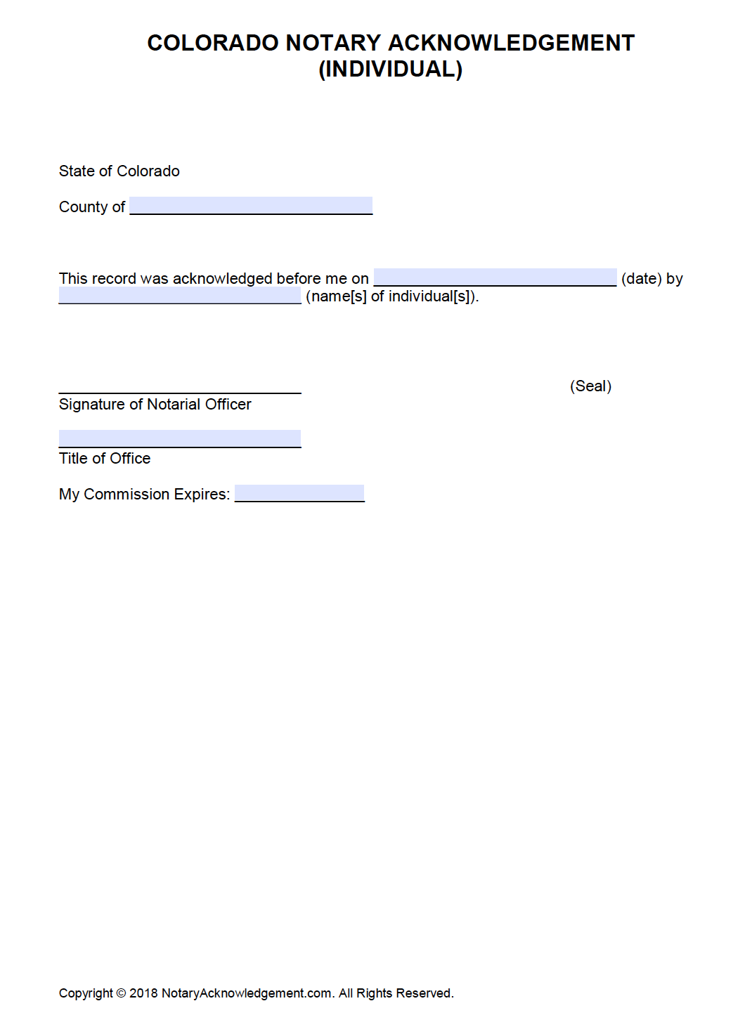 Printable Notary Form Florida Printable Forms Free Online Hot Sex Picture 1284