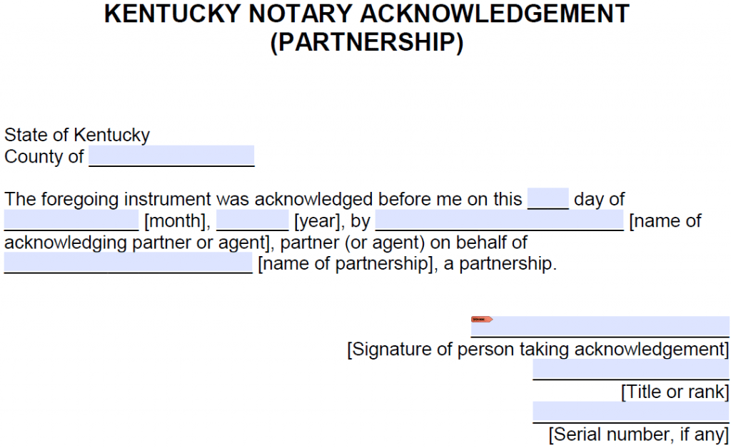 notarized letter of guardianship sample kentucky