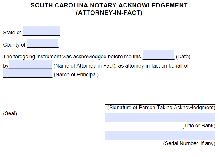 free-south-carolina-notary-acknowledgement-attorney-in-fact-pdf-word