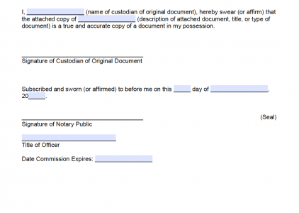 Free Connecticut Notarial Certificate - Jurat - Pdf - Word