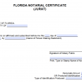 Free Florida Notary Acknowledgement Forms - PDF - Word