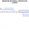 Free Missouri Notary Acknowledgement Forms - PDF - Word